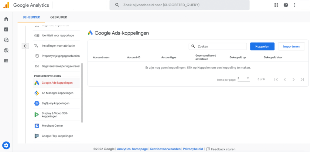 Google Analytics 4 instellen Ads-koppeling- JKC Media