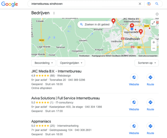 Bedrijf op google maps zetten 2