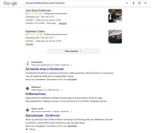 Zoeken via Google