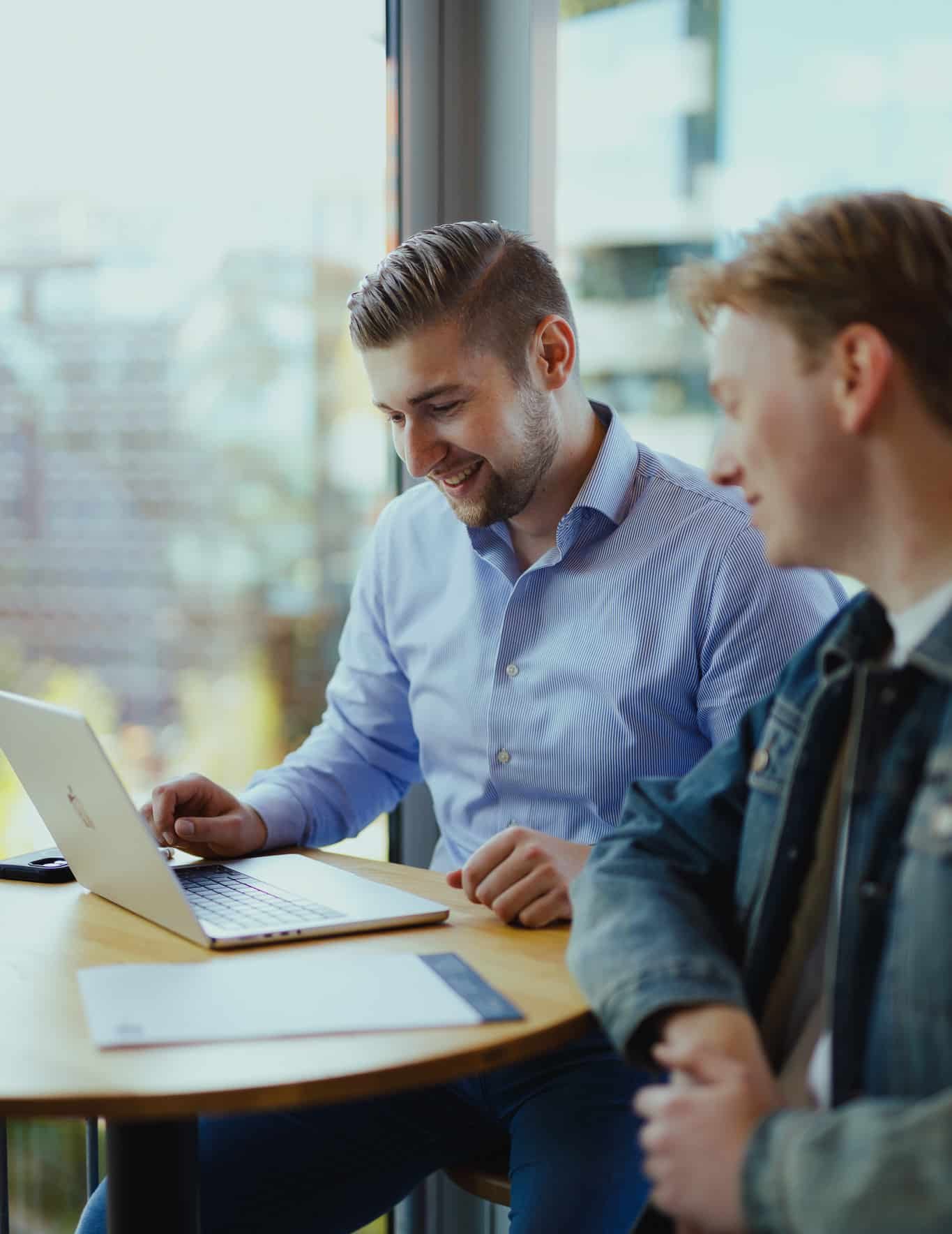 Colleague reviews talent and candidates